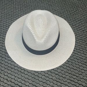 White and Black Women's Hat